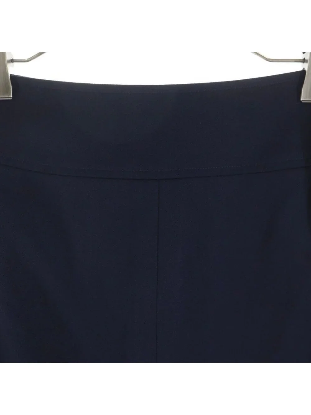 Chanel Vintage Side Zip Skirt Navy